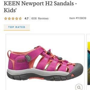 Keen size 10 sandals. Like new. Hardly worn.